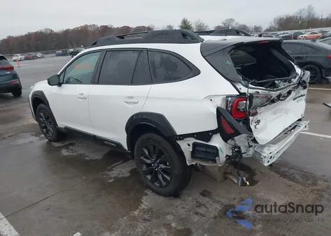 2024 Subaru Outback Onyx Edition from USA, damaged, VIN 4S4BTALC0R3296821